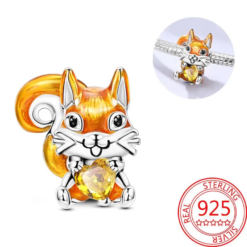 Exquisite Copper Little Monkey Embracing Red Heart Pendant Fit Bracelet Necklaces Party Pairing With Handmade Gifts