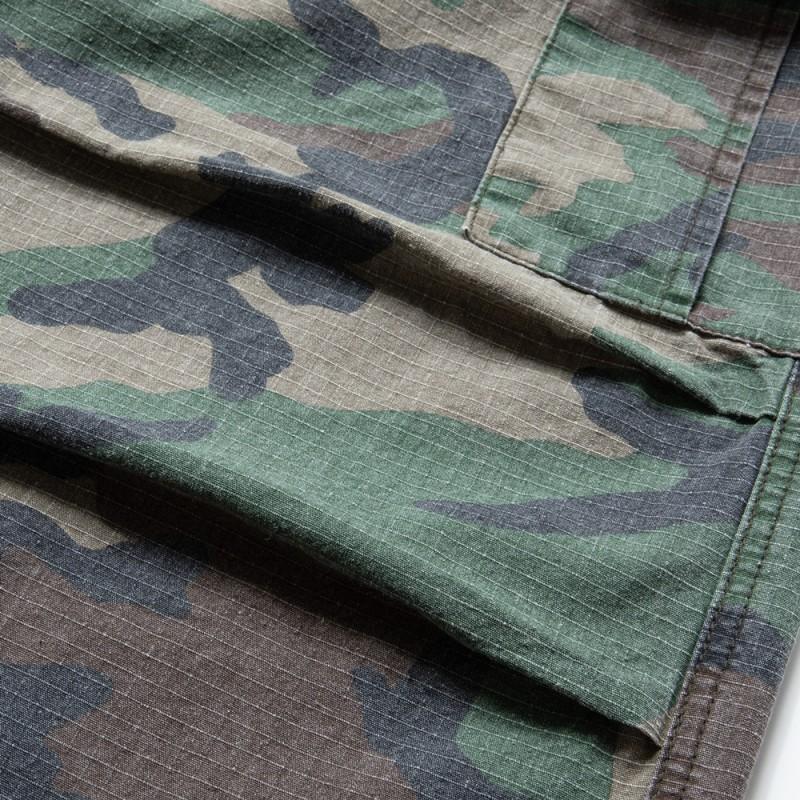 Mens Washed Camo Cargo Pants Straight Fit Loose Workwear Trousers Streetwear Outdoor Casual Wear