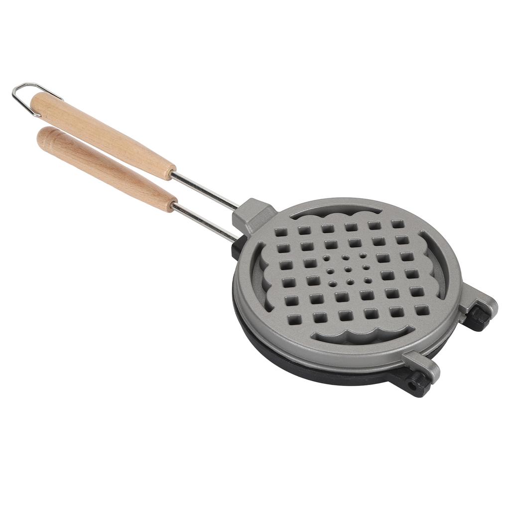 Nonstick Waffle Maker Pan Dual Sided Non Stick with Removable Handle Mini Waffle Maker for Waffles