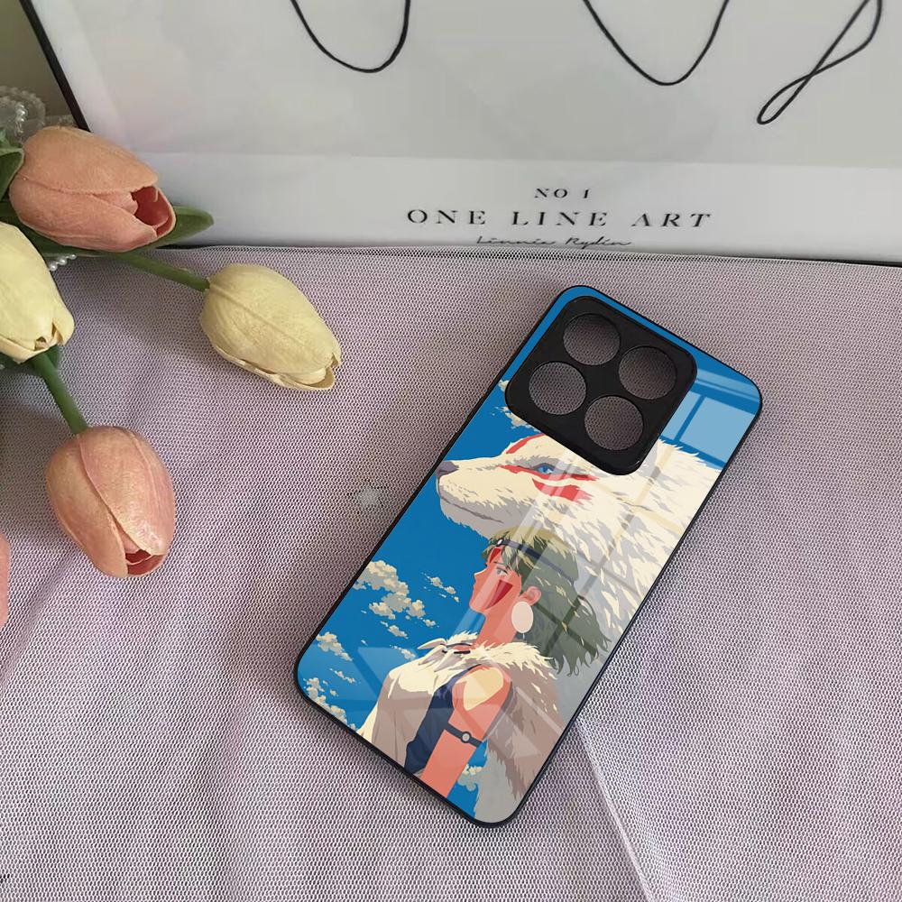Anime Princesse M-MononokeS Phone Case For Xiaomi Poco F3 4 5 6 X3 NFC X4 GT X5 6 M3 4 5 5s 6 Pro 4G 5G Glass Cases
