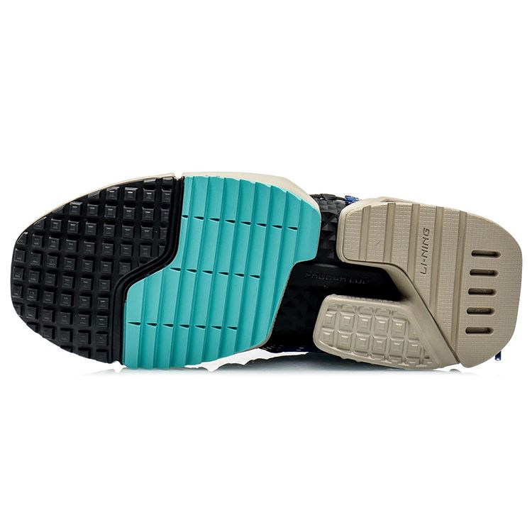 Li-Ning Удобные прочные повседневные низкие туфли для папы, женские кроссовки, черные AGLQ138-1