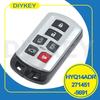 For Toyota Sienna 2011 2012 2013 2014 2015 2016 2017 2018 2019 2020 Smart HYQ14ADR 271451-5691 Car Remote Key P/N: 89904-08010
