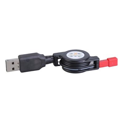 3,7 В 500 мА USB-кабель-зарядное устройство с выдвижным разъемом JST (Female) для аккумуляторов пультов дистанционного управления, самолетов и дронов