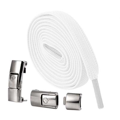 Шнурки с застежкой без завязок, эластичные шнурки, кроссовки 8 мм, расширенные плоские шнурки без завязок, шнурки для обуви для детей и взрослых