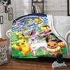1Pc Eevee Family Adventure Blanket Soft And Comfortable Casual Warm Camping Travel Christmas Halloween Xmas Gift Em92844