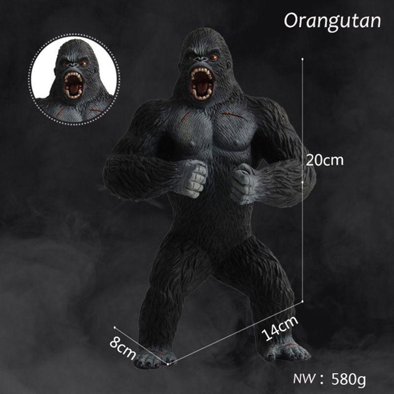 Модель Кинг Конга Гориллы, фигурка, игрушка Остров Черепа, украшенная реалистичными деталями для детей и взрослых