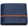 Denial Navy Leather Wallet for Men | Leather Mens Wallet with RFID Blocking | Wallets Men Genuine Leather