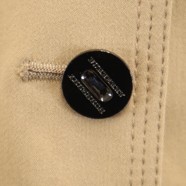 Burberry Sanyo Shokai Велюровый пиджак 38 Бежевый Женский Б/у