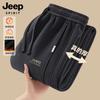Мужские теплые флисовые повседневные брюки Jeep Spirit с изогнутыми штанинами