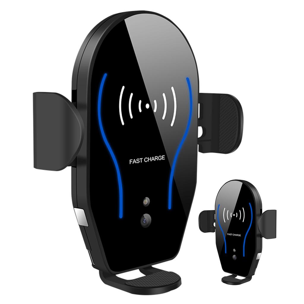10 Вт Беспроводное зарядное устройство для мобильного телефона в машину Автозажим для телефона с быстрой зарядкой Держатель