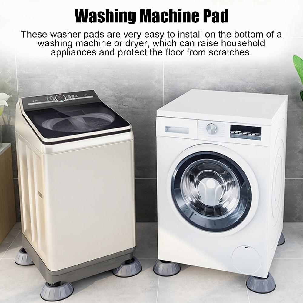 4pcs 8cm/9cm Furniture Pads Anti Skid Washer Foot Cushion Accessories Anti Vibration Pads Dryer
