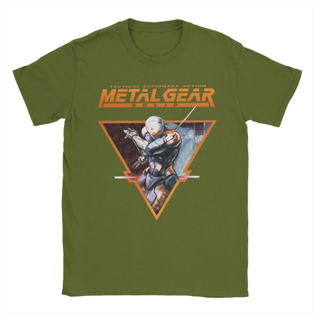 Metal Gear Solid Gray Fox T Shirts for Men 100% Cotton Funny T-Shirts Round Collar Tees Short Sleeve Clothing Plus Size