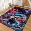Cute Demon Slayer Chibi Collection Patterned Rug Soundproof Noisereducing Carpet For Living Room Hallway Balcony Home Party Decor Great Holiday Gift