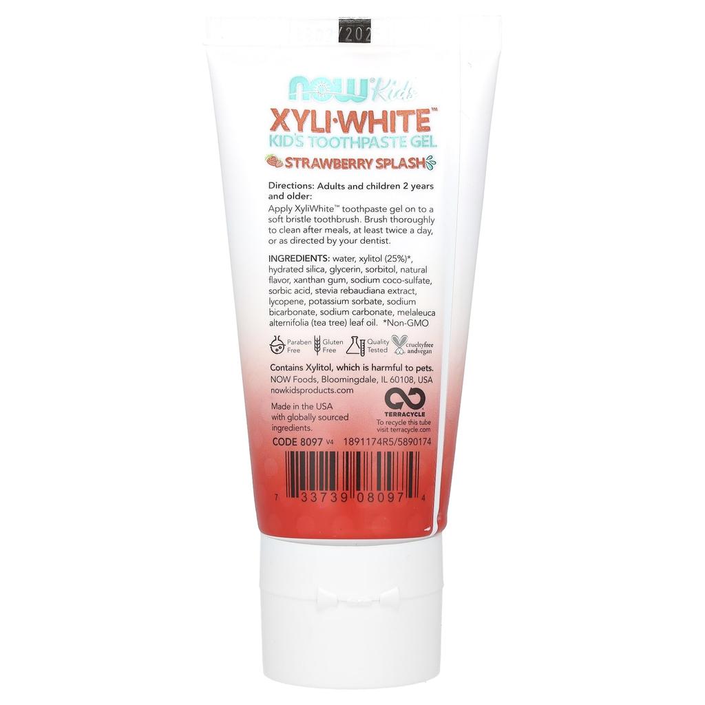 Xyliwhite, Детская гелевая зубная паста, Клубничный взрыв, 85 г(3 унции)
