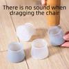 Silicone Chair and Table Foot Covers Mute, Wear-resistant, Anti-slip for Wood Floors
