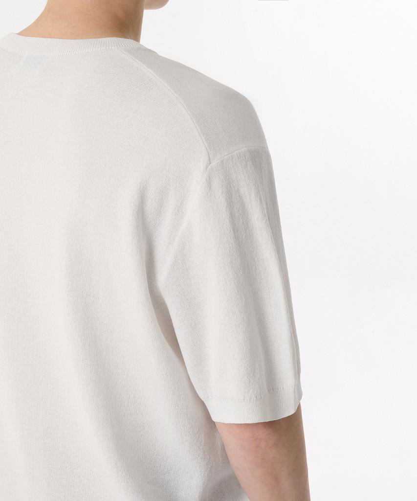 MUSINSA STANDARD Cool Touch Crew Neck Short Sleeve Knit [Ivory]