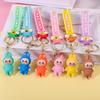 Adorable Cartoon Soft Pvc Sheep Keychain Colorful Cute Keyring Car Bag Ornament
