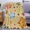 Smile Star Ultra Soft Sherpa Fleece Blanket Fluffy Warm Halloween Cozy Throw for Sofa Couch Bedroom Gift All Season