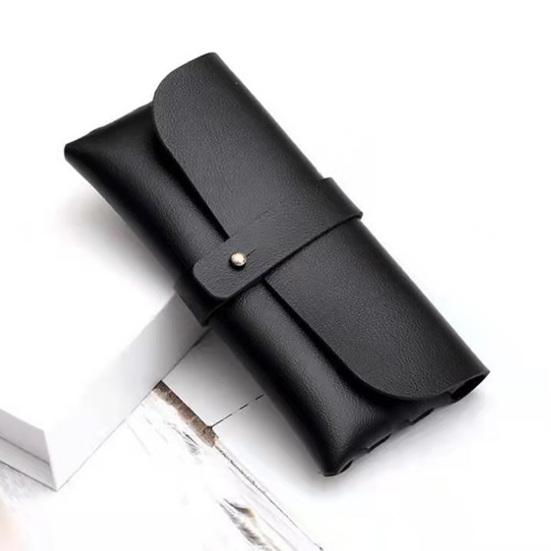 Футляр для очков, устойчивый к царапинам, большой емкости, экономящий место, с мягкой флокированной подкладкой, защитный пылезащитный чехол для солнцезащитных очков из искусственной кожи, ежедневная поставка