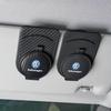 Car Sun Visor Glasses Clip Carbon Leather Sunglasses Clamp For VW GTI R Line Polo Golf Passat CC Tiguan Arteon Touareg Scirocco 2gt