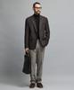 STCO Костюмный пиджак с мелкой полоской, двухцветный, Easy Care_Коричневый (Slim Fit)_Ssjvd01Sth