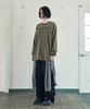 THEVINYLHOUSE Old West Typo Ls Tee Olive