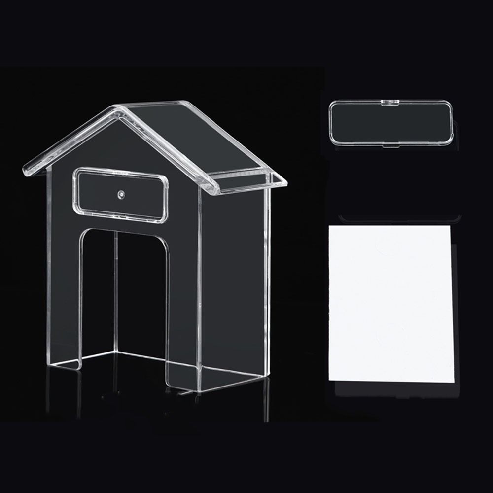 Розетка Прозрачный Прозрачный Дверной звонок Водонепроницаемая Крышка Выключатель Защита от дождя Брызгозащитный Короб Водонепроницаемый