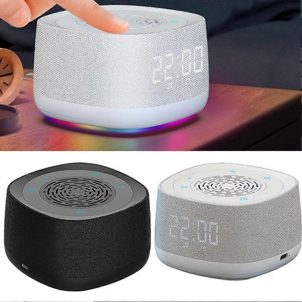 Mini White Noise Bluetooth Speaker Sleep Aid Speaker Breathing Light Rgb