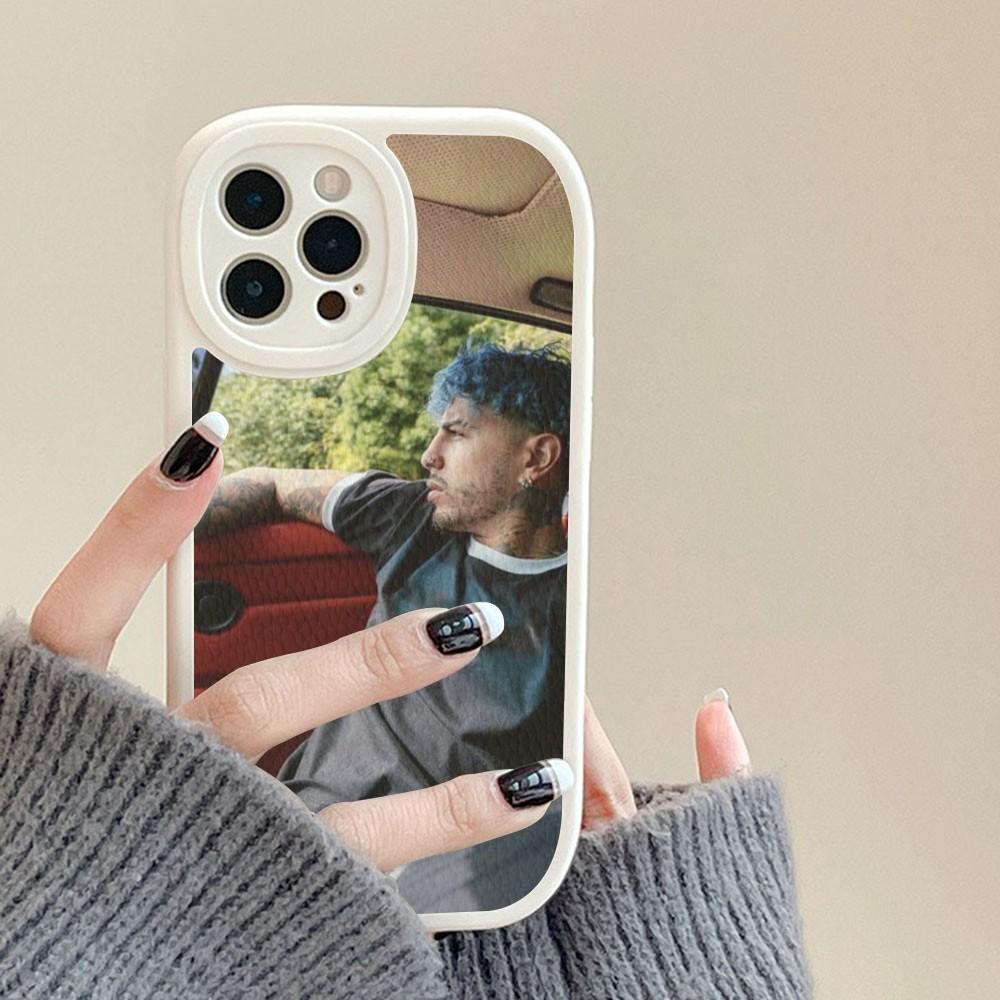 Rap Singer Rauw Alejandro Phone Case Hard Leather For IPhone 16 15 14 13 12 Mini 11 14 Pro Max Xs X Xr 7 8 Plus Fundas