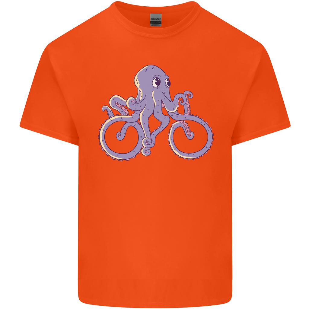 A Cycling Octopus Funny Cyclist Bicycle Unisexs Light Cotton TShirt