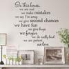 House Letter Wall In This Sticker Decal Self-adhesive Home Living Room Ornaments
