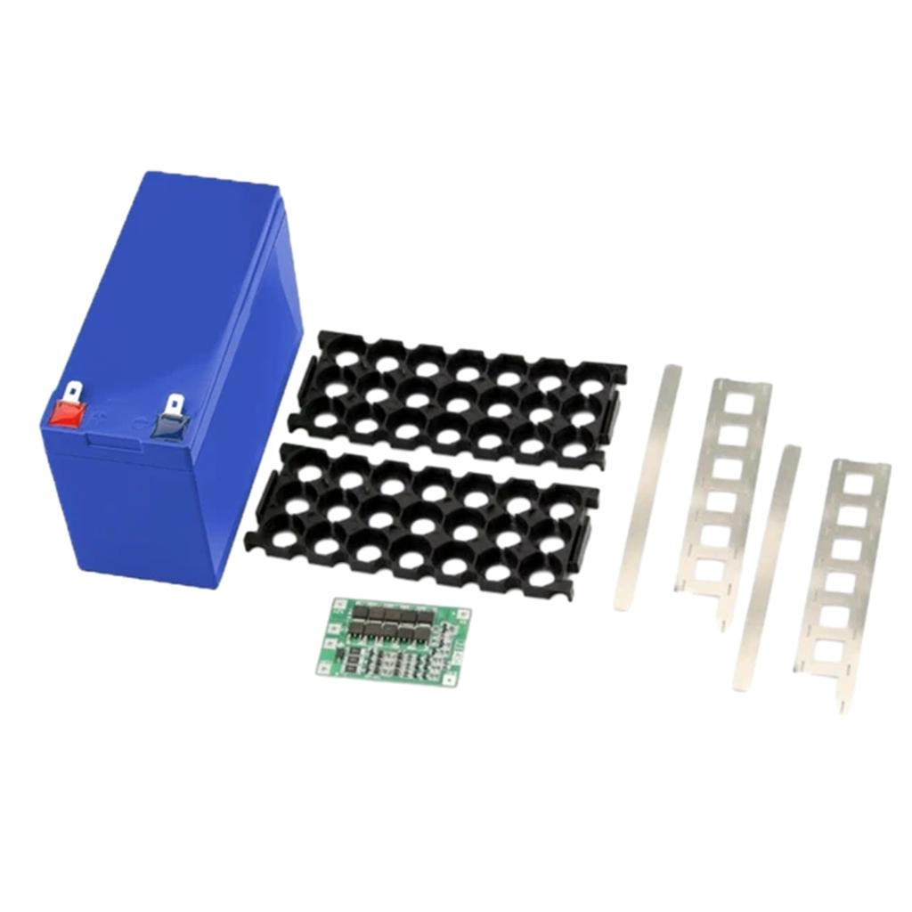 12 В 7 Ач корпус для аккумулятора 18650 пустая коробка 3x7 держатель 3S 40A никелевые полоски коробка для хранения аккумулятора Y