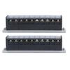 2 Pcs Terminal Block 30A 660V Dual Row Screw Terminal Barrier Strip for Bridge Lighting Tunnel