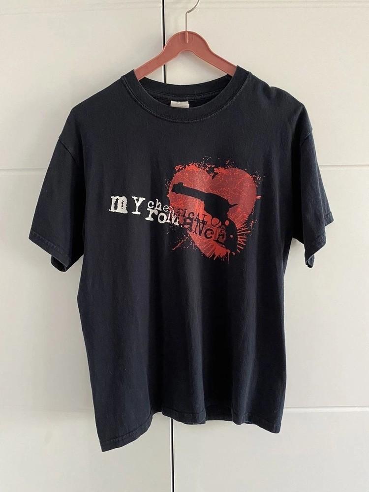 ВИНТАЖНАЯ ФУТБОЛКА С АЛЬБОМОМ ГРУППЫ MY CHEMICAL ROMANCE МУЖСКАЯ ЖЕНСКАЯ S-5XL Унисекс Футболка