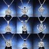 Heart-Shaped Four-Leaf Clover Moissanite Necklace for Women - Xiaohongshu Douyin Kuaishou Influencer Collection