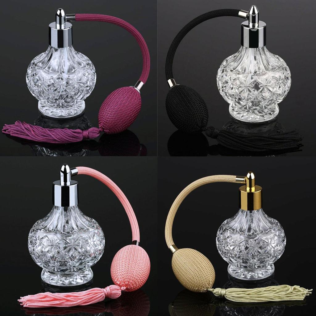 Стеклянный флакон для духов Refill Classic Sprayer Пустой флакон с длинной кисточкой Vintage