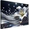 Canvas Print, Nature, Silver Flower