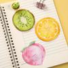 Single-Pack Japanese Cartoon-Style Realistic Fruit Series Sticky Notes, Planning Notepaper