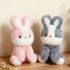 23 см Милая кукла-кролик Розовый Белый Плюшевые игрушки Кролик Животное Пасхальный кролик Мягкие игрушки Счастливая Пасха Декор для дома