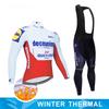 Winter Pro Cycling Jerseys Suit Men Long Sleeves Fleece Warm Shirts Bicycle Clothing Mountain Bike Jersey Outfit Windbreaker