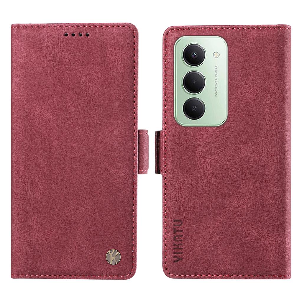 For Xiaomi Redmi 15 5G (Global) (169mm) Leather Case Skin-touch Feeling Wallet Phone Cover
