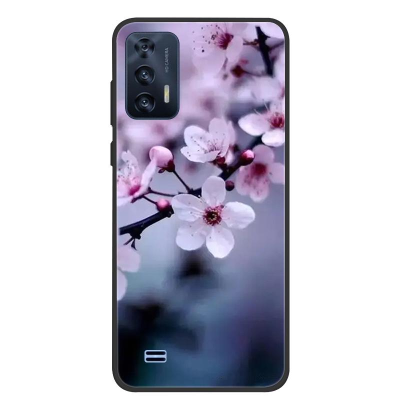For OUKITEL C31 Case Butterfly Painted Soft Black Silicone Bumper Phone Cover for Oukitel C31 C 31 OukitelC31 Case Coque Fundas