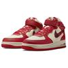 Nike Air Force 1 Mid 07 LX Кроссовки унисекс в красную клетку, цвета слоновой кости, университетский красный, черный DV0792-101