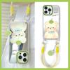 Zhitai Cartoon Mirror Lanyard Phone Case for iPhone 12, 13, 14 Pro Max, and 16 Pro
