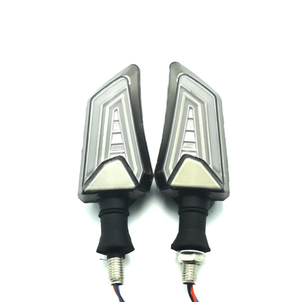 2 шт. светодиодный указатель поворота для мотоцикла DRL дневные ходовые огни индикаторная лампа мигалка 12 В мигающие огни IP68 красный синий белый