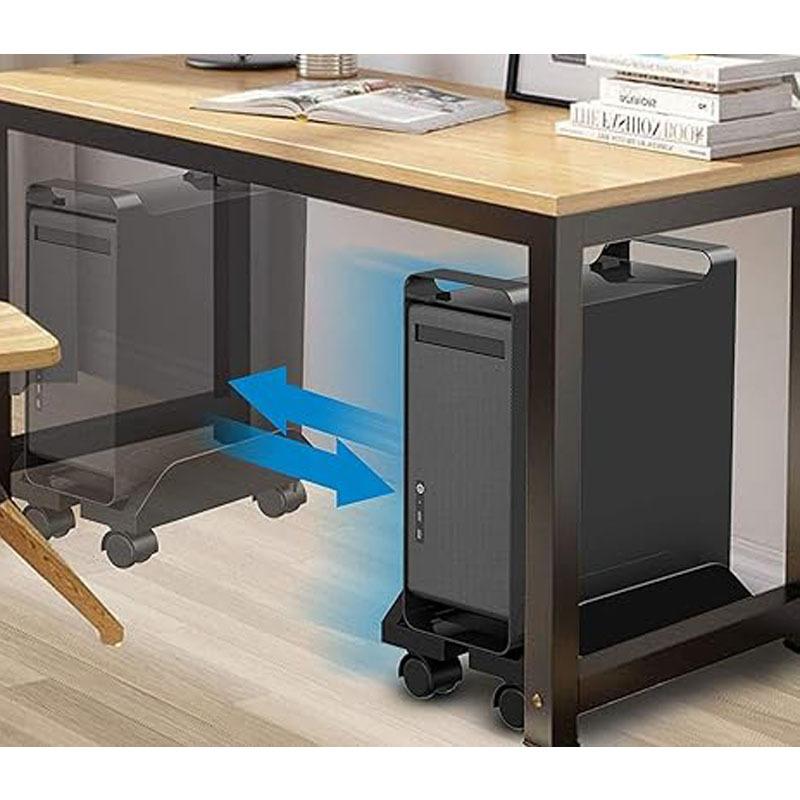 Кронштейн Роликовая подставка Настольная подставка Передвижная стойка для хоста Передвижная подставка для процессора Регулируемая подставка для компьютерной башни