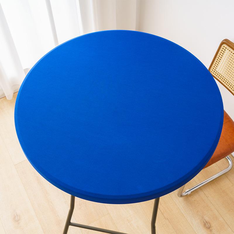 Waterproof Elastic Table Cover Milk Silk Table Mat Easy To Clean Dining Tablecloth Dining Table