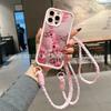 Совместимо с чехлом для iPhone iPhone 17 Pro Max, 13/14 Plus, можно носить через плечо на модных длинных ремешках для женщин 15/16