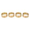 4PCS RC Brass Wheel Weights Beadlock Wheel Counterweight Clamp Ring for FMS 118 124 FCX24