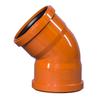 KG Elbow DN 110, 45 Degrees, 2m - For Wastewater Sanitation